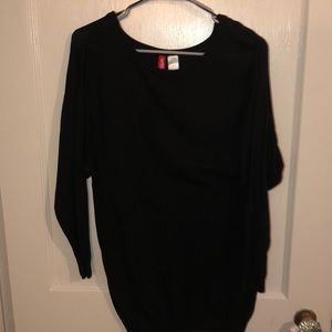 H&M Long Sleeve Oversized Tunic Top
